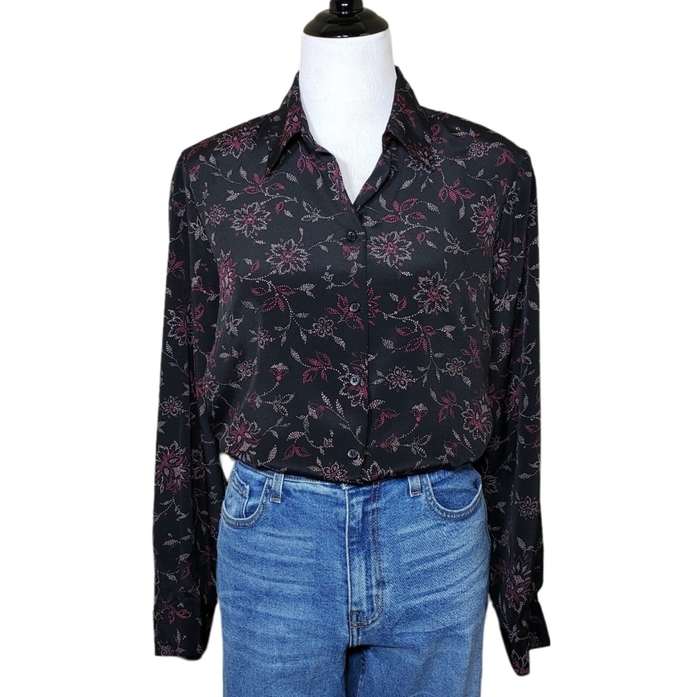 Vintage Floral Button Down Shirt